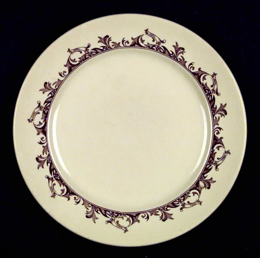 Curtis Brown Salad Plate by Mayer (American)-1