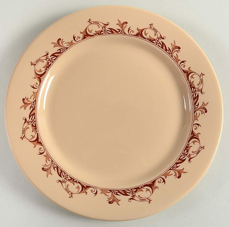 Curtis Brown Luncheon Plate by Mayer (American)-1