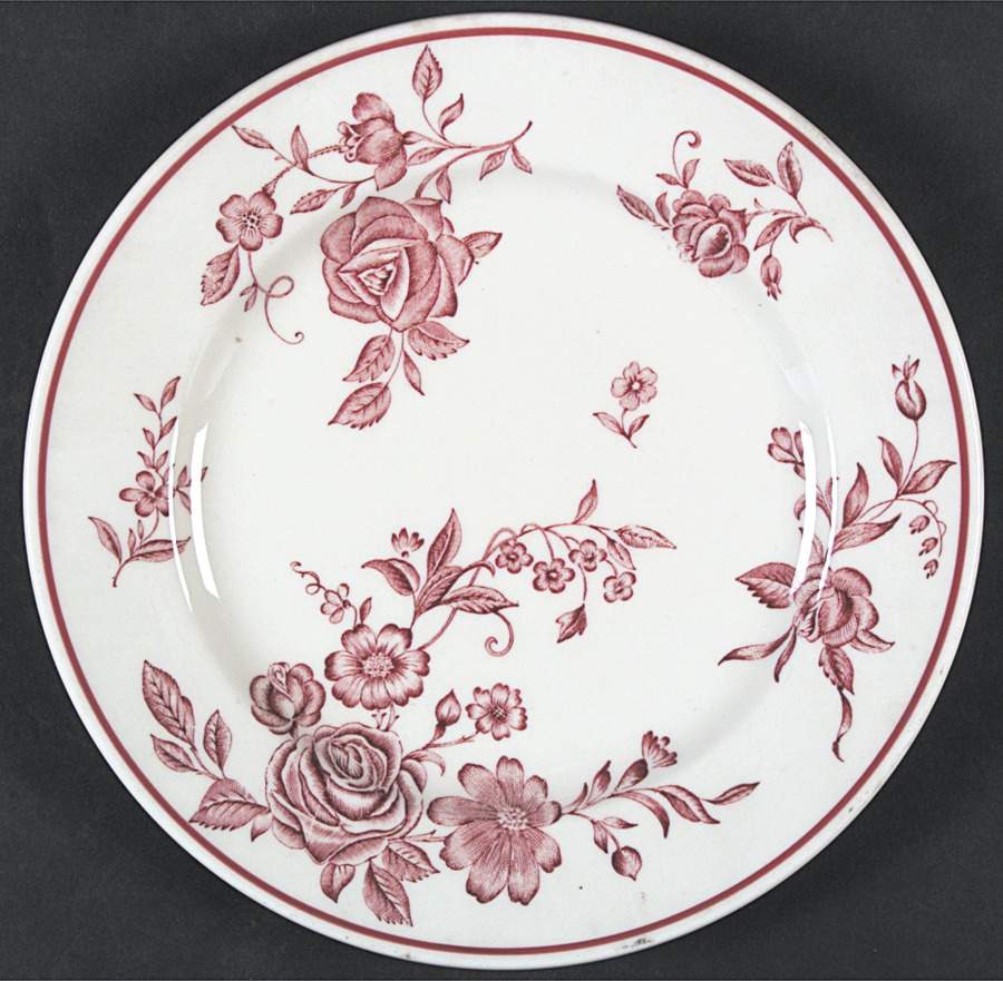 Sharon (American) Luncheon Plate by Mayer (American)-1