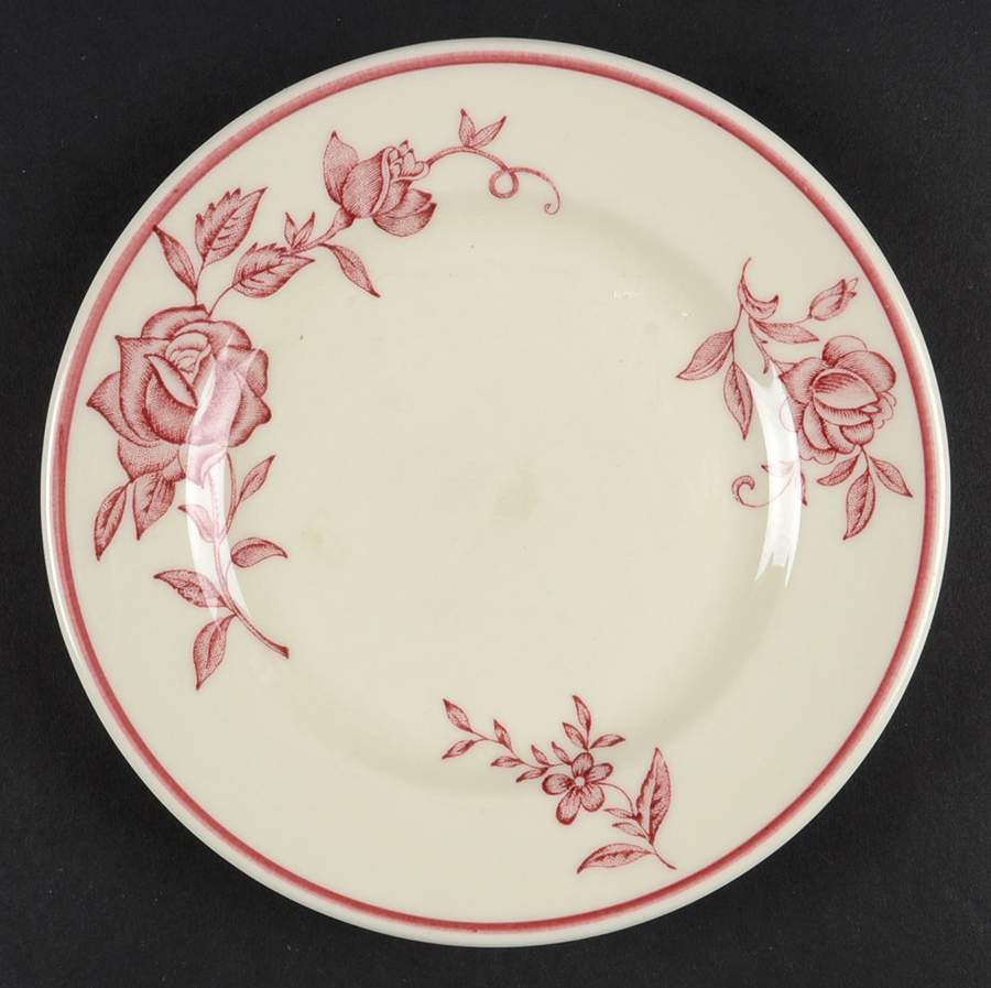 Sharon (American) Bread & Butter Plate by Mayer (American)-1