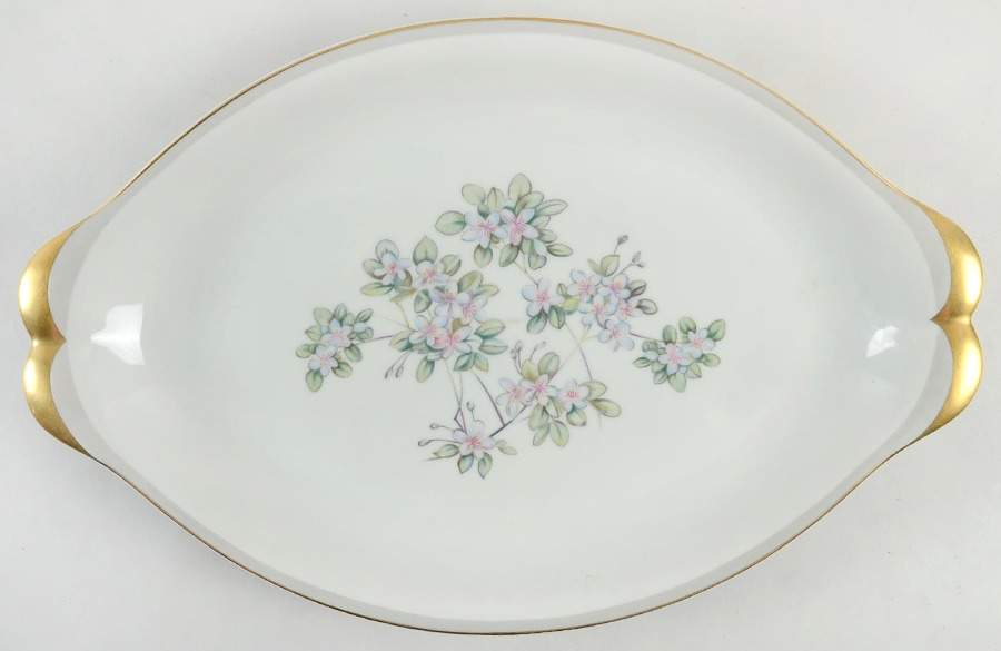 Fragrance 17" Oval Serving Platter by Meito-1