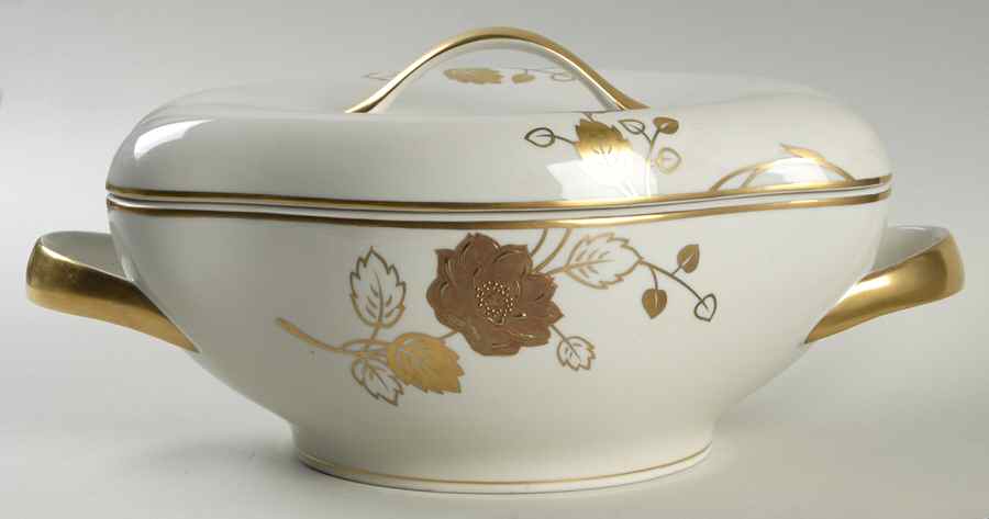 Goldrose Oval Covered Vegetable by Meito-1