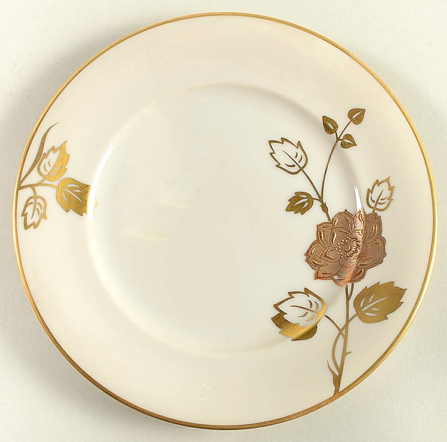 Goldrose Bread & Butter Plate by Meito-1