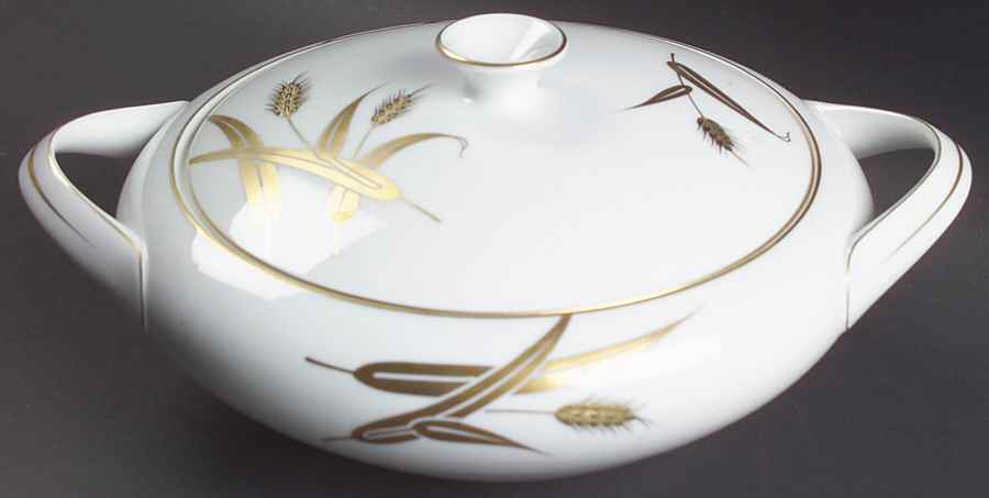 Midas (White Background) Round Covered Vegetable by Meito-1