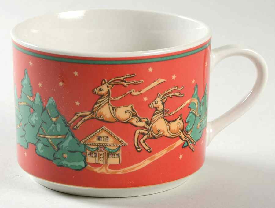 Christmas Fantasy Flat Cup by Misono-1