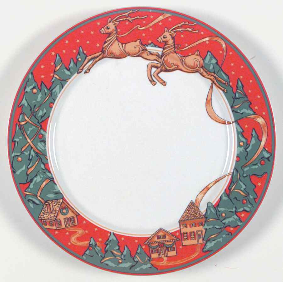 Christmas Fantasy Dinner Plate by Misono-1