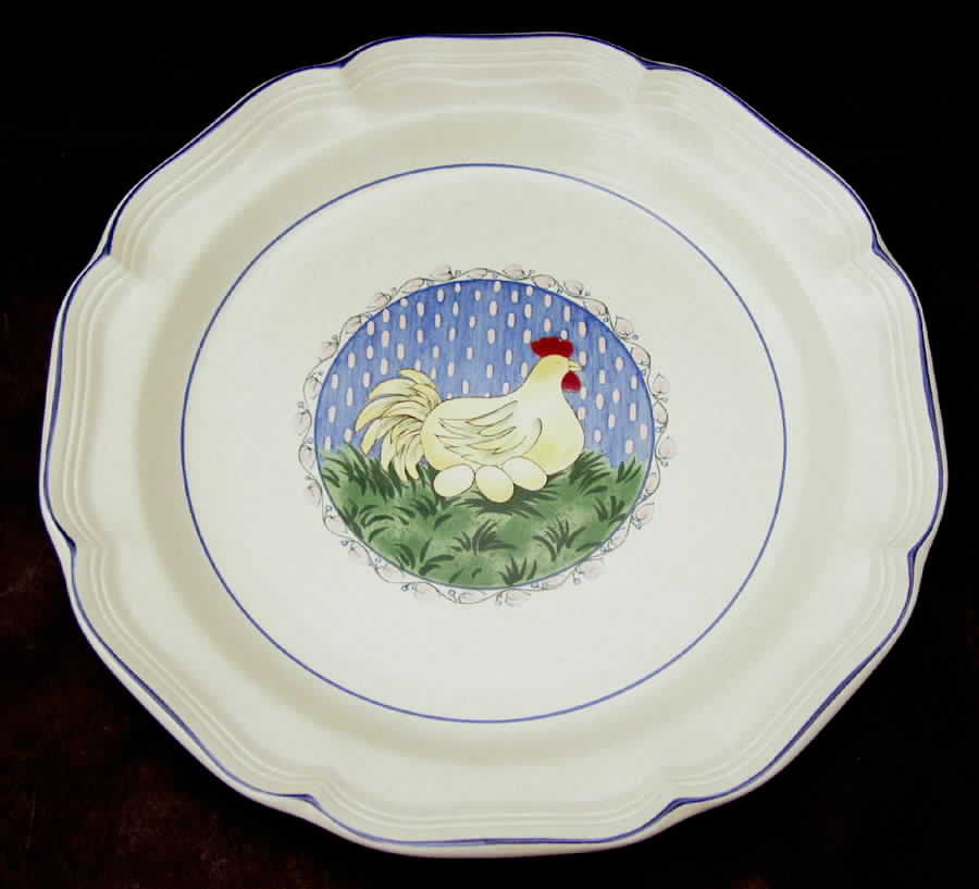 Calico Circle 12" Chop Plate (Round Platter) by Mikasa-1