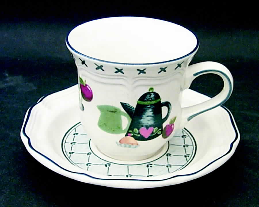 Country Treats Flat Cup & Saucer Set by Mikasa-1