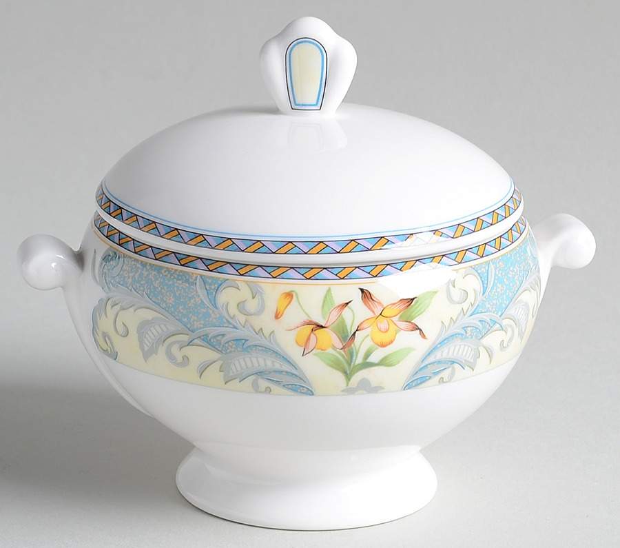 Coventry Garden Sugar Bowl & Lid by Mikasa-1