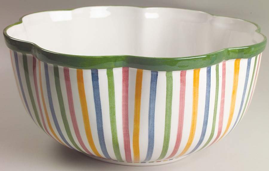 Harmony Scalloped Serving Bowl by Mikasa-1