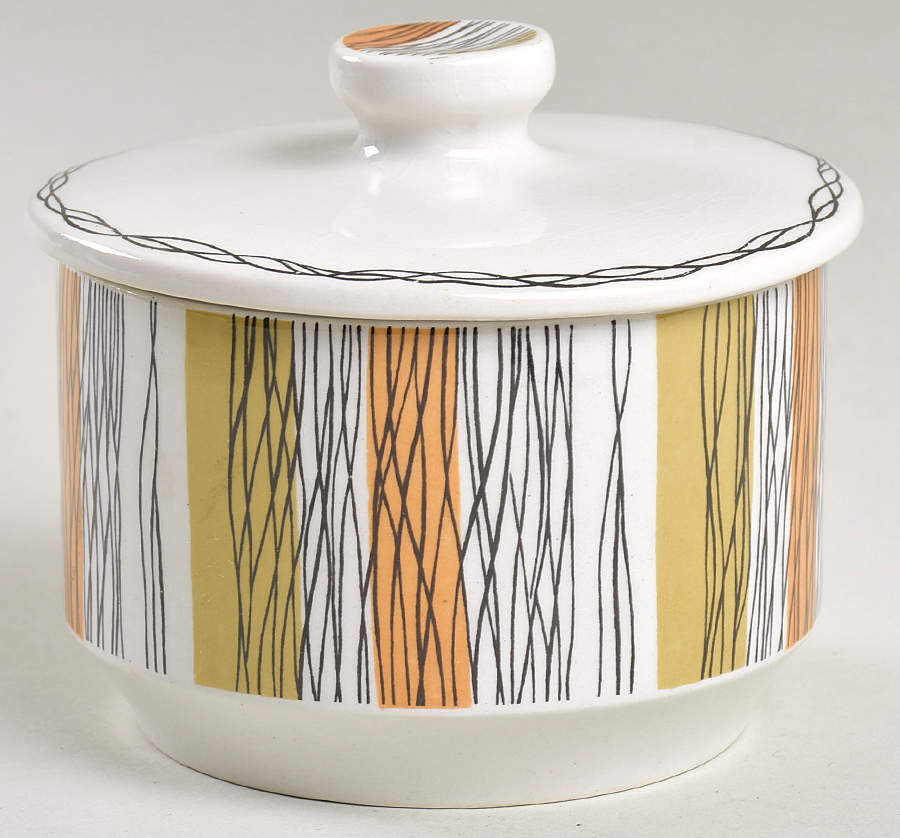Sienna Sugar Bowl & Lid by W R Midwinter Ltd-1