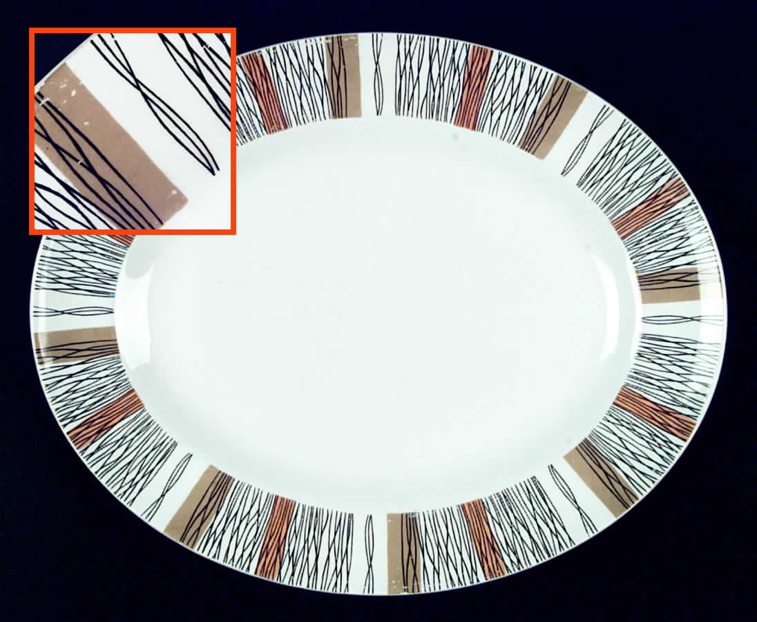 Sienna 12" Oval Serving Platter by W R Midwinter Ltd-1