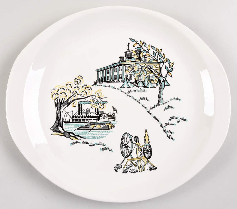 American Heritage 11" Oval Serving Platter by Marcrest-1
