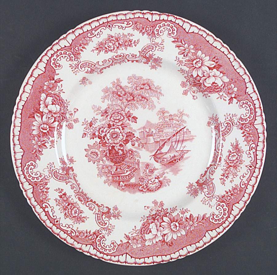 Bombay Dinner Plate by John Maddock & Sons-1