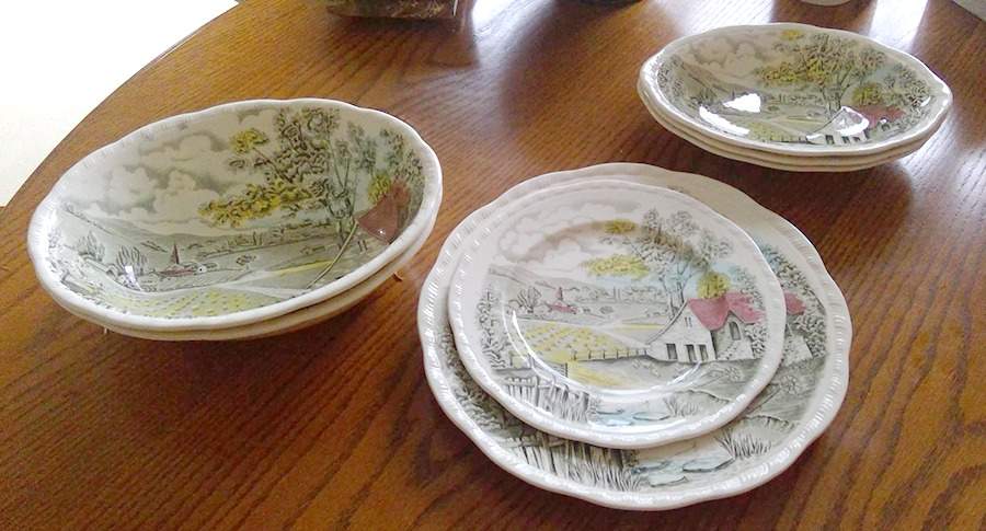 Home Pastures Salad Plate by Alfred Meakin-1