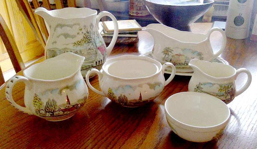 Home Pastures Small Pitcher by Alfred Meakin-1