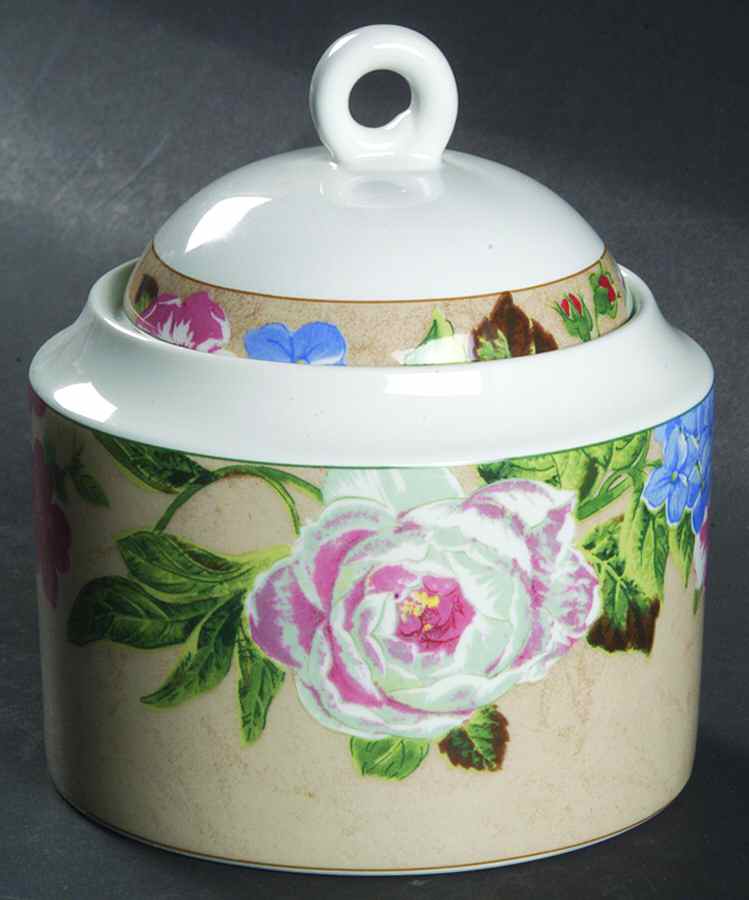 Flora Bella Sugar Bowl & Lid by Mikasa-1