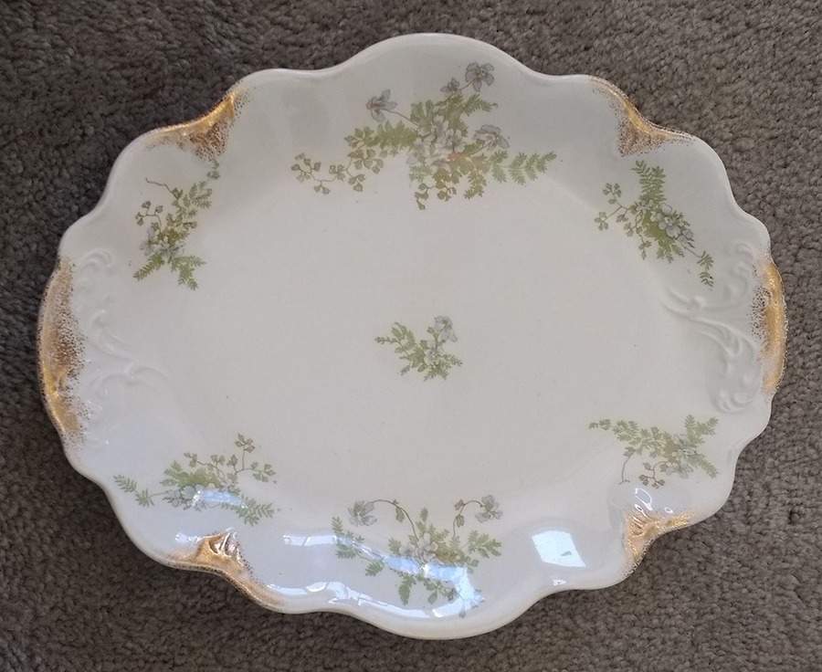 MEK38 12" Oval Serving Platter by J & G Meakin-1