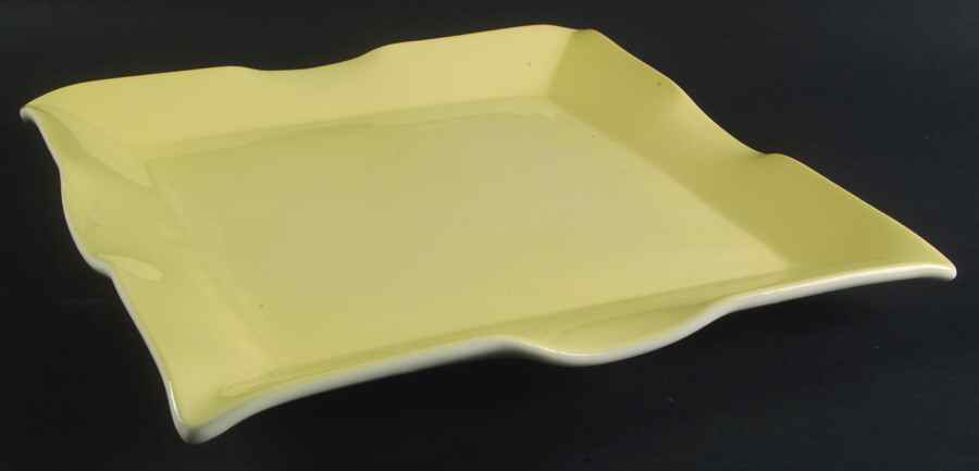 Lemon Twist 14" Square Platter by Mikasa-1