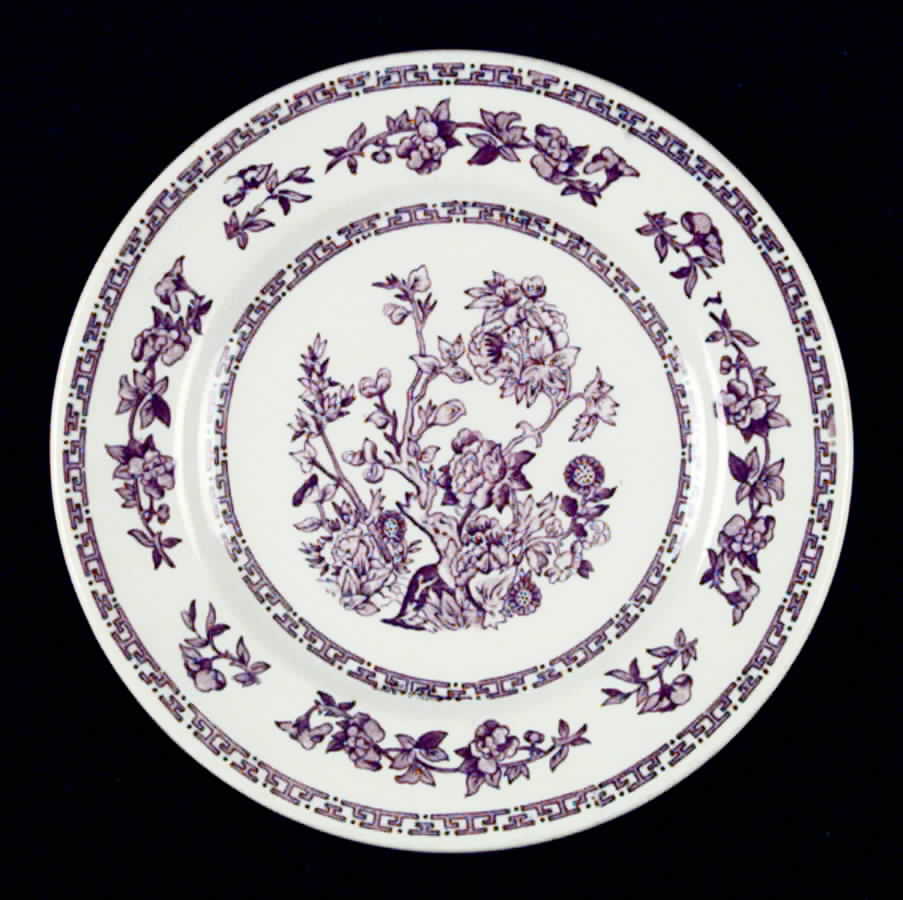 Indian Tree Salad Plate by Mayer (American)-1