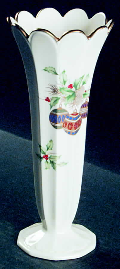 Christmas Spirit 9" Vase by Mikasa-1