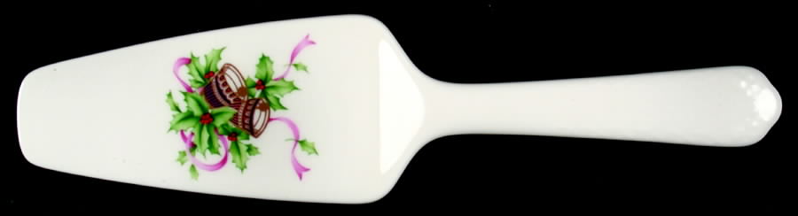 Christmas Spirit Solid Ceramic Pie/Cake Server by Mikasa-1