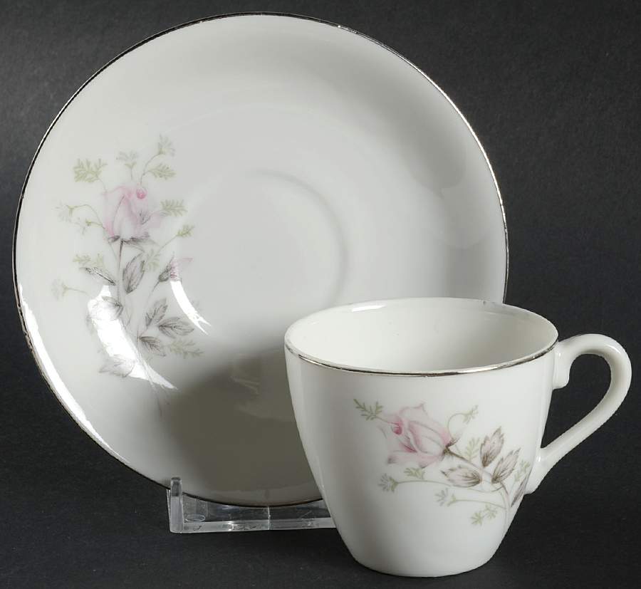 MTH1 Flat Demitasse Cup & Saucer Set by Mt Hira-1