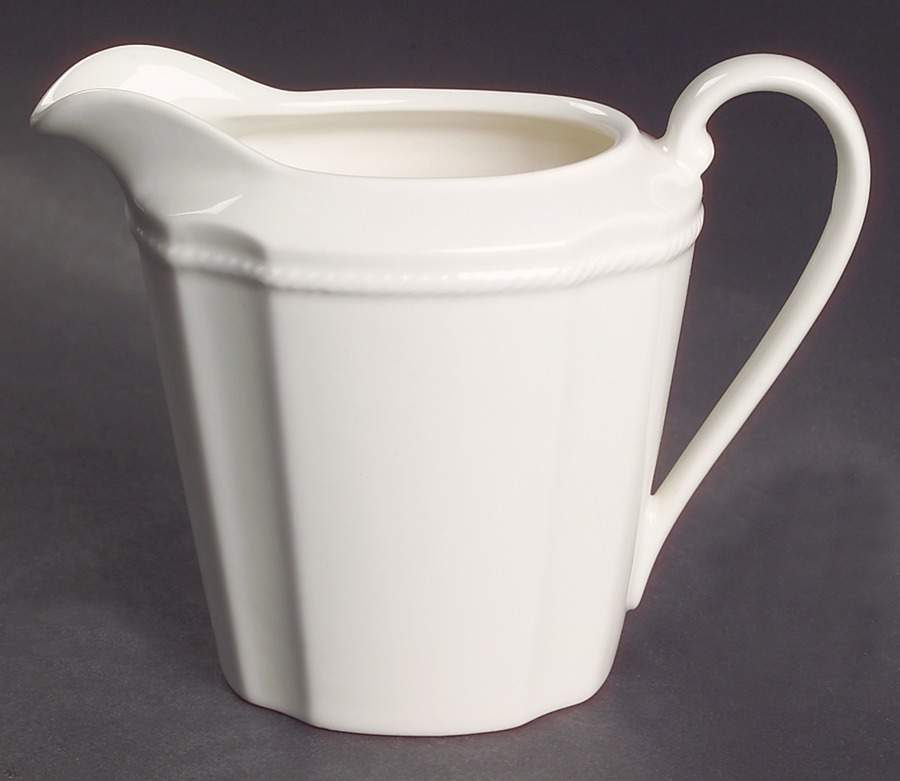 Newport White Creamer by Mikasa-1