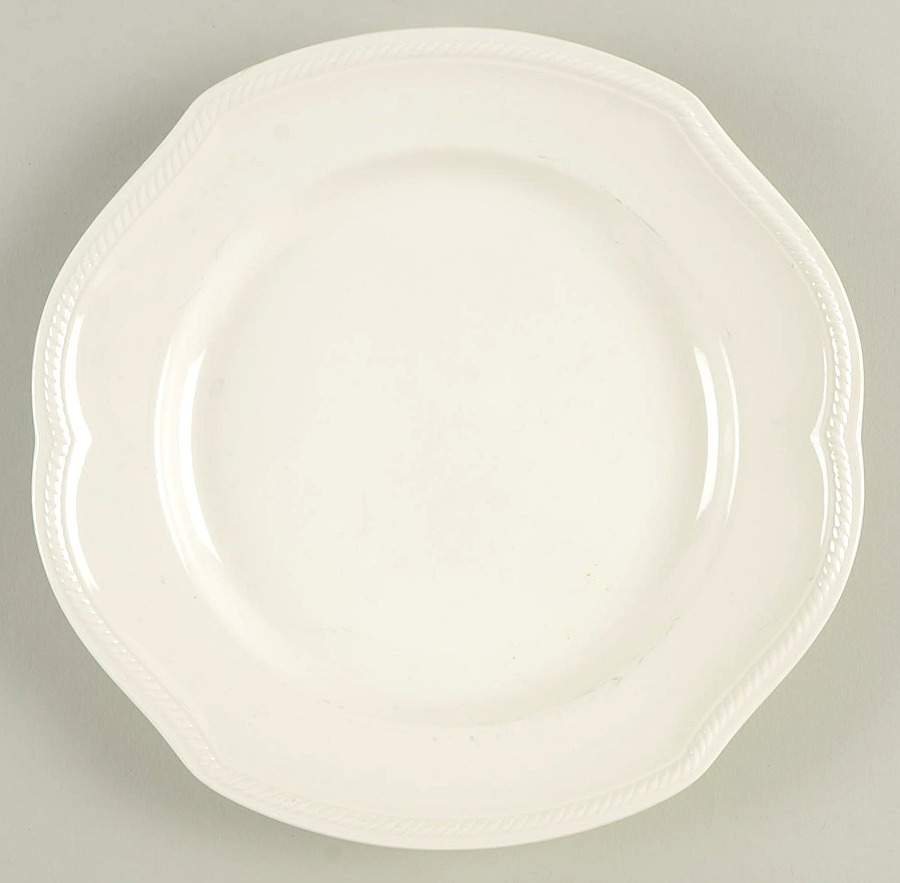 Newport White Salad Plate by Mikasa-1