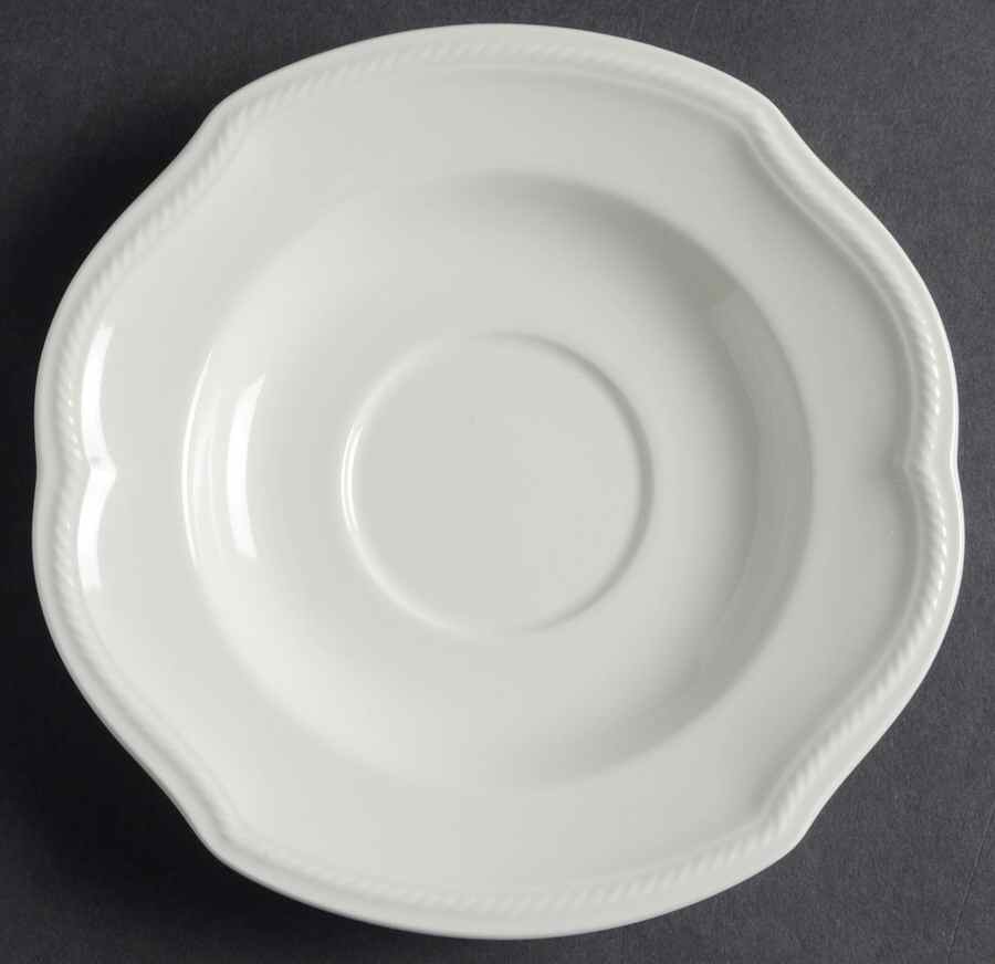 Newport White Saucer by Mikasa-1