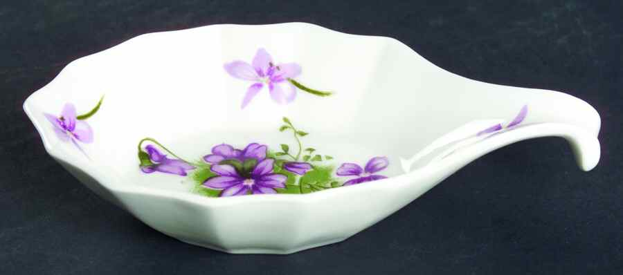 Victorian Violets Spoon Rest/Holder (Holds 1 Spoon) by Seymour Mann-1