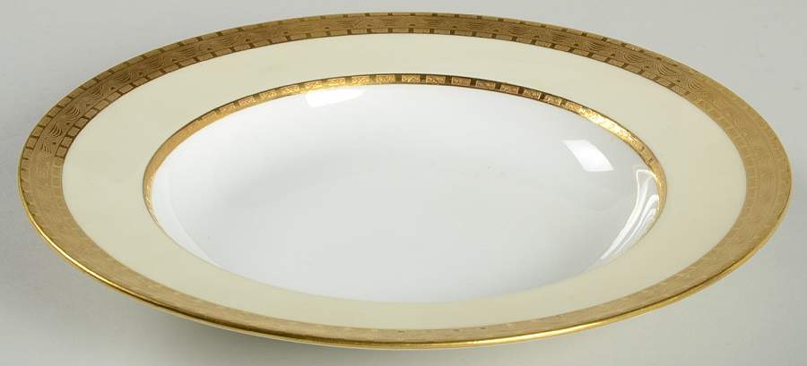 H1992 Large Rim Soup Bowl by Minton-1