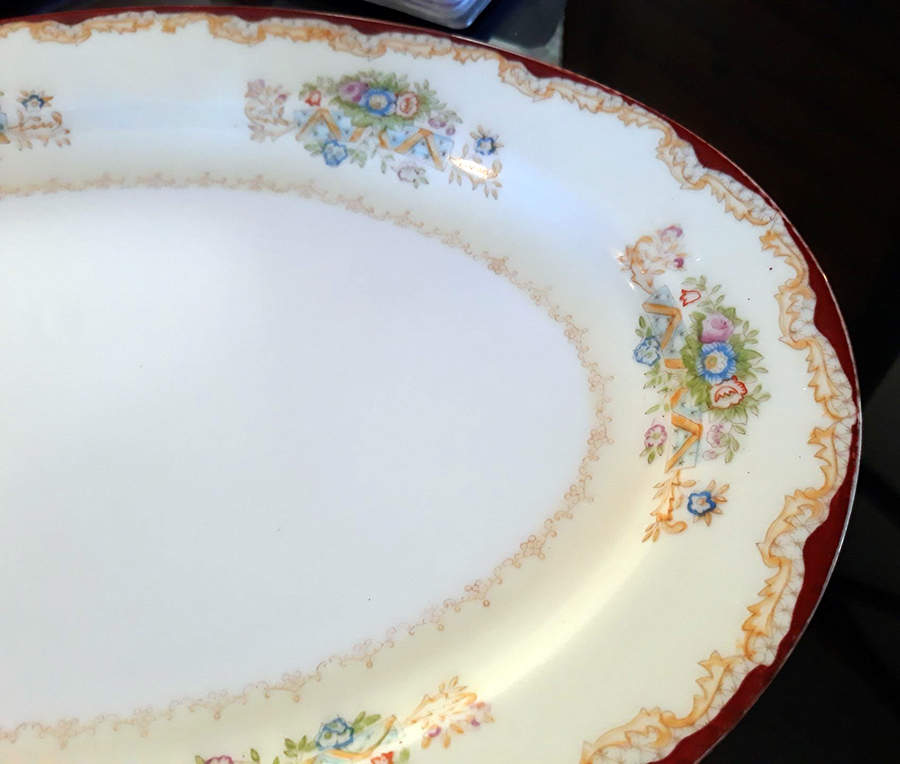 MIO4 12" Oval Serving Platter by Mikado-1
