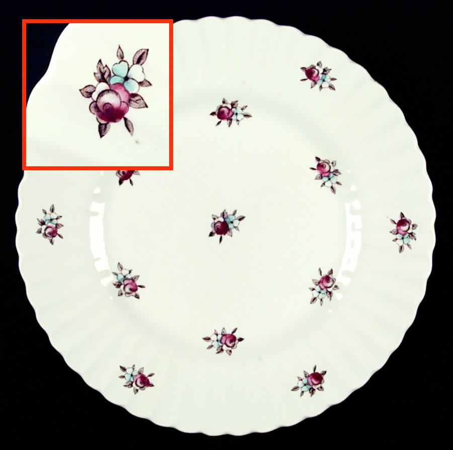 Rose Chintz Dinner Plate by J & G Meakin-1