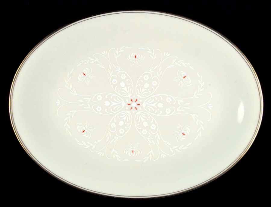 Alexandra 14" Oval Serving Platter by Mikasa-1