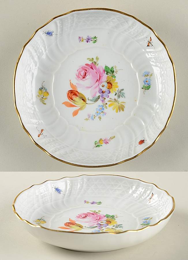 MSS29 Fruit/Dessert (Sauce) Bowl by Meissen (Germany)-1