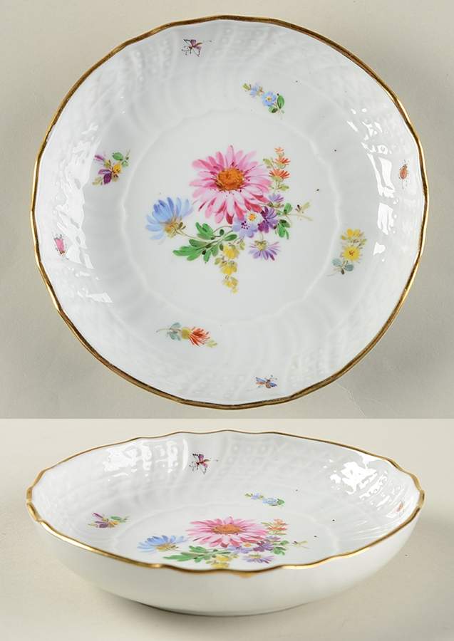 MSS29 Fruit/Dessert (Sauce) Bowl by Meissen (Germany)-1