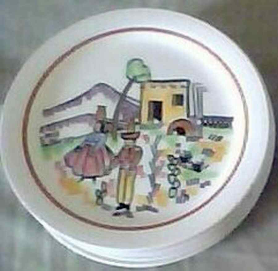 Native American Series Bread & Butter Plate by Metlox - Poppytrail - Vernon-1