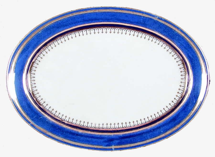 G4132 14" Oval Serving Platter by Minton-1