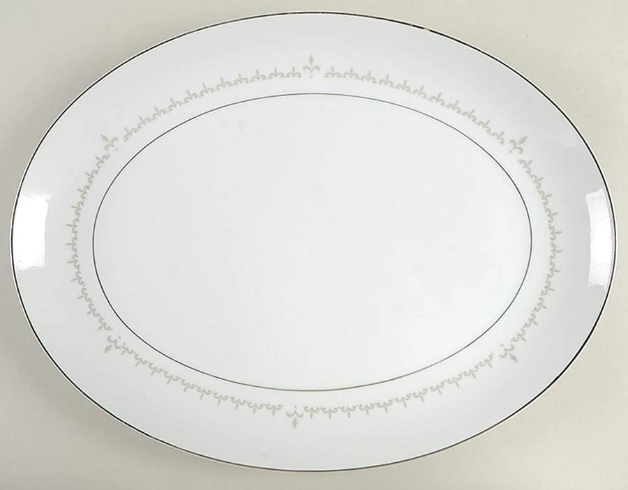 Esquire 16" Oval Serving Platter by Mikasa-1