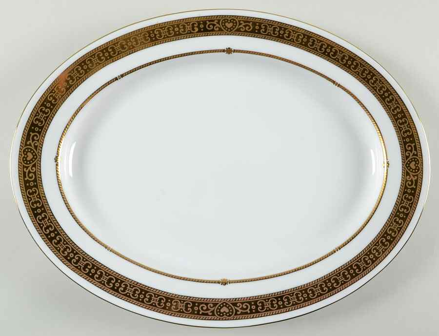 Appassionata 14" Oval Serving Platter by Muirfield-1