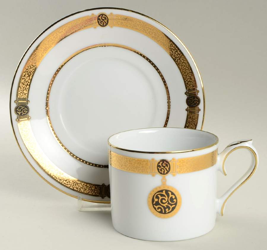 Marquise Flat Cup & Saucer Set by Muirfield-1