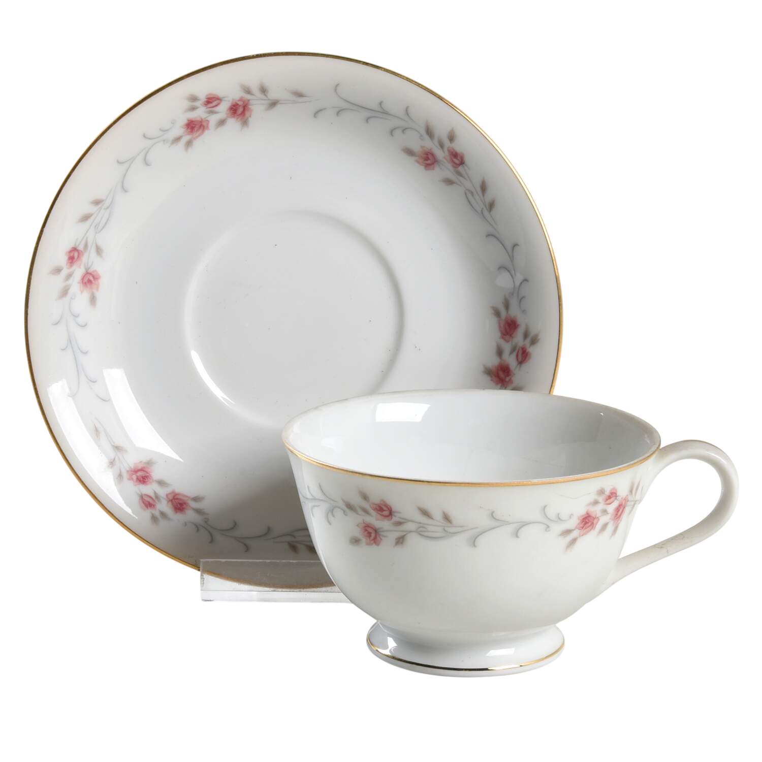 Beverly Footed Cup & Saucer Set by M Japan-1