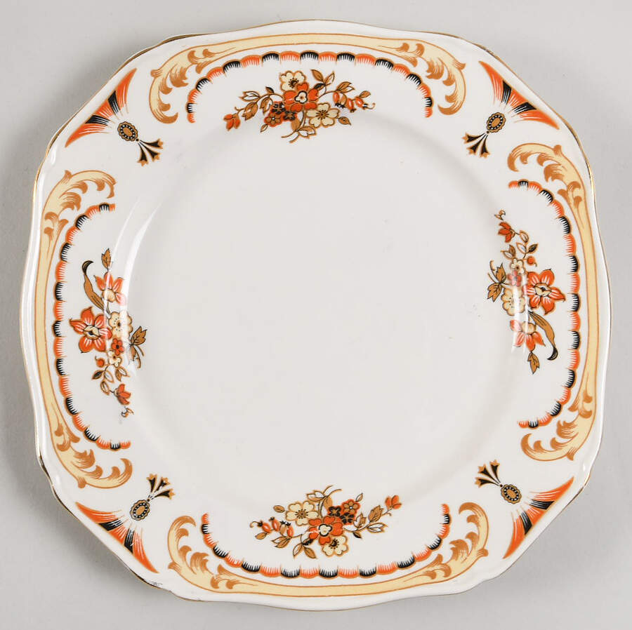 Foyers Square Salad Plate by Alfred Meakin-1