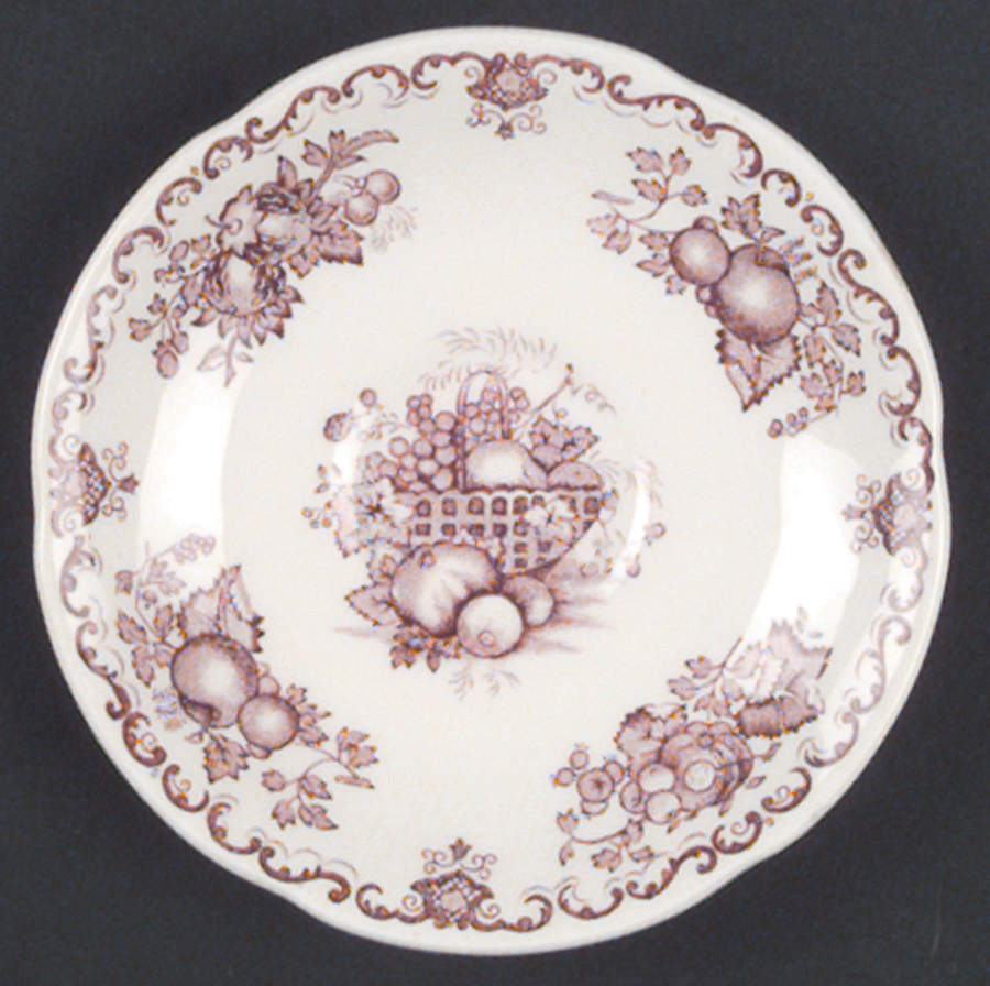Fruit Basket Red Saucer by Mason's-1