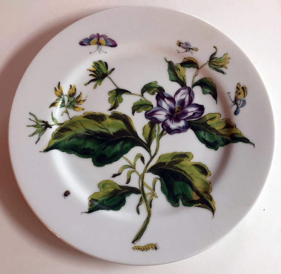 The Exotic Plant Luncheon Plate by Mottahedeh-1