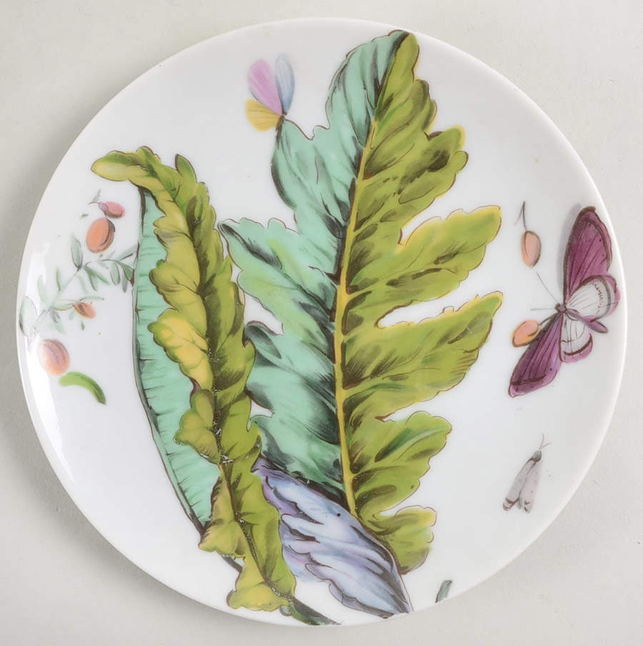 The Exotic Plant Bread & Butter Plate by Mottahedeh-1