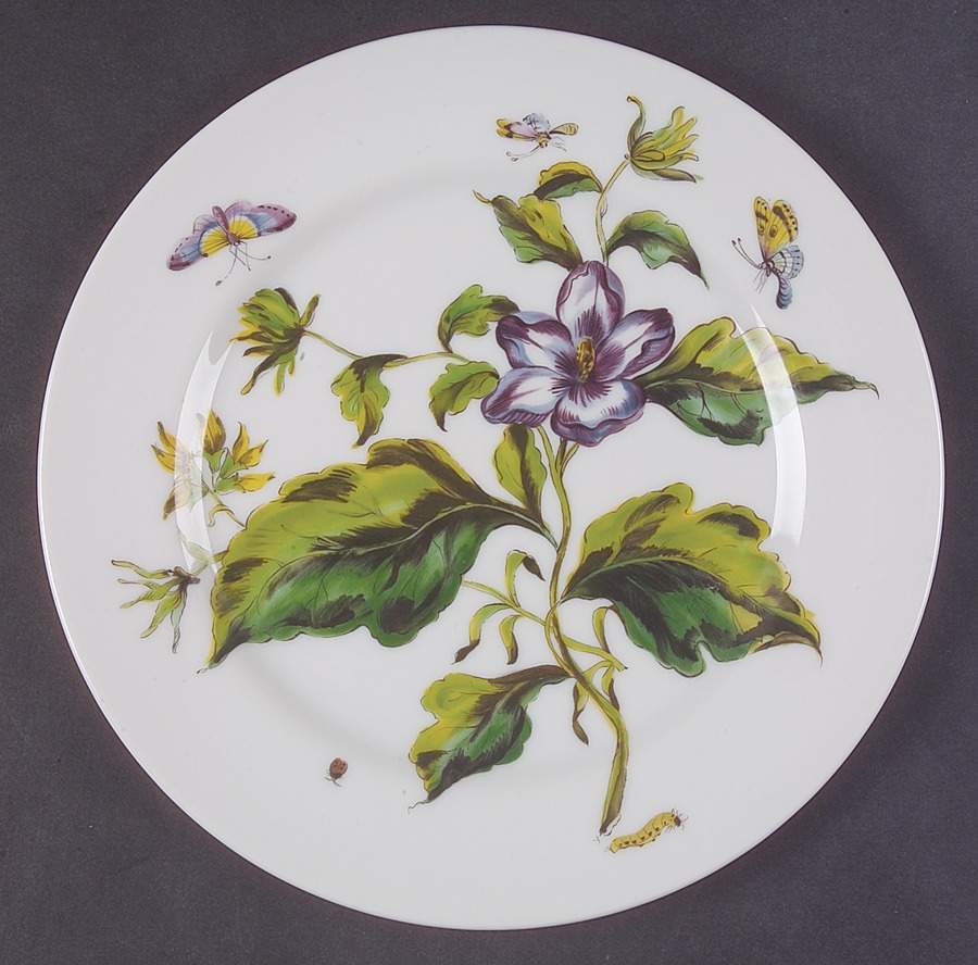 The Exotic Plant Salad Plate by Mottahedeh-1
