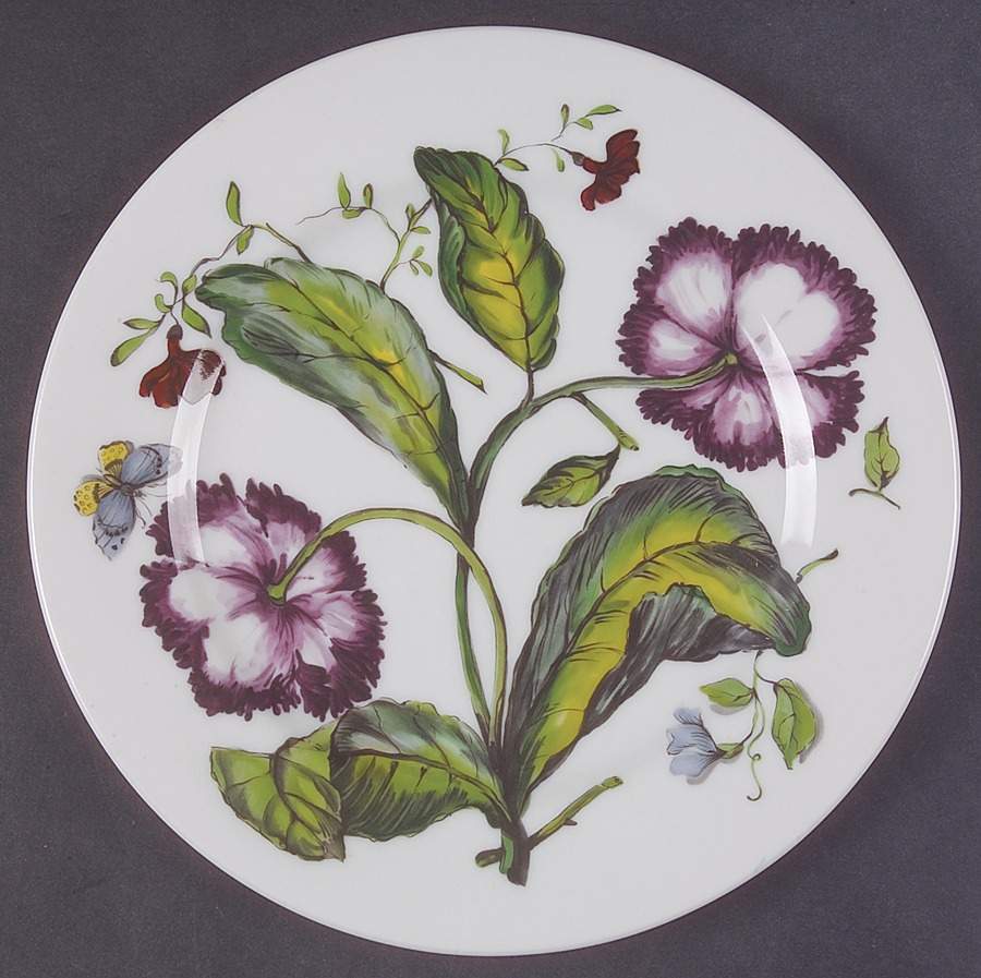 The Exotic Plant Salad Plate by Mottahedeh-1