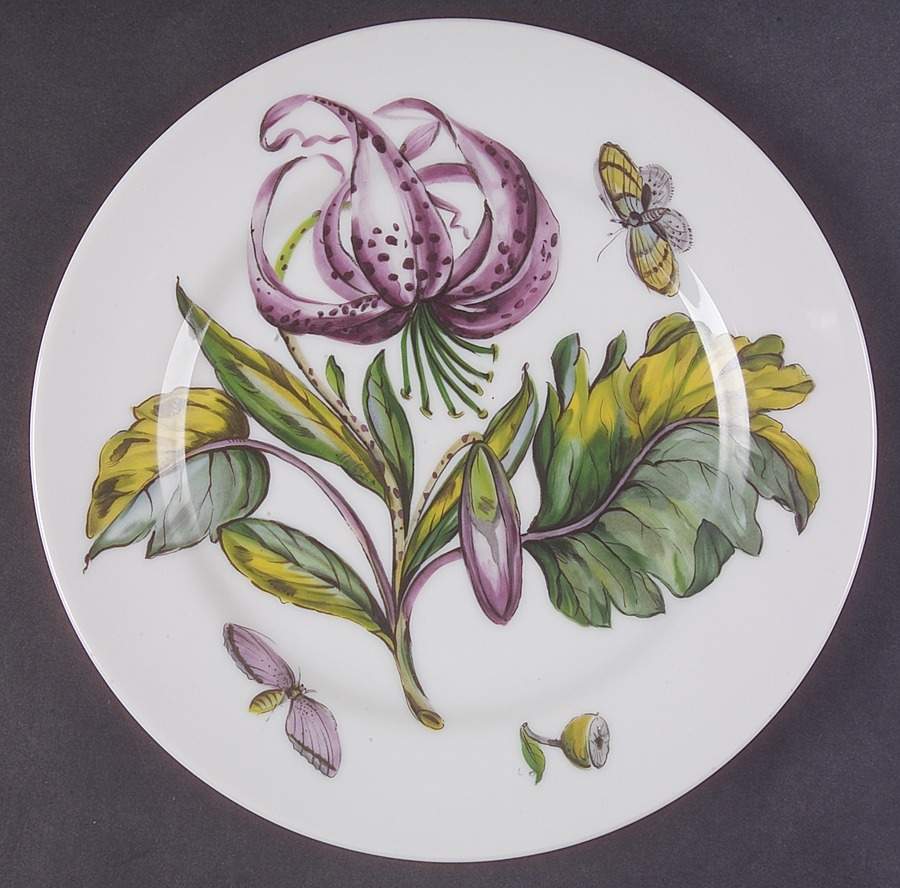 The Exotic Plant Salad Plate by Mottahedeh-1